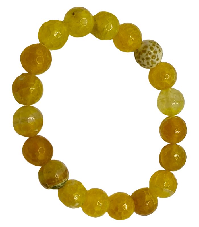 Radiant Lemon Quartz Beaded Bracelet