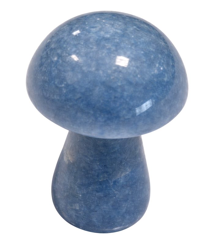 Blue Quartz Mushroom