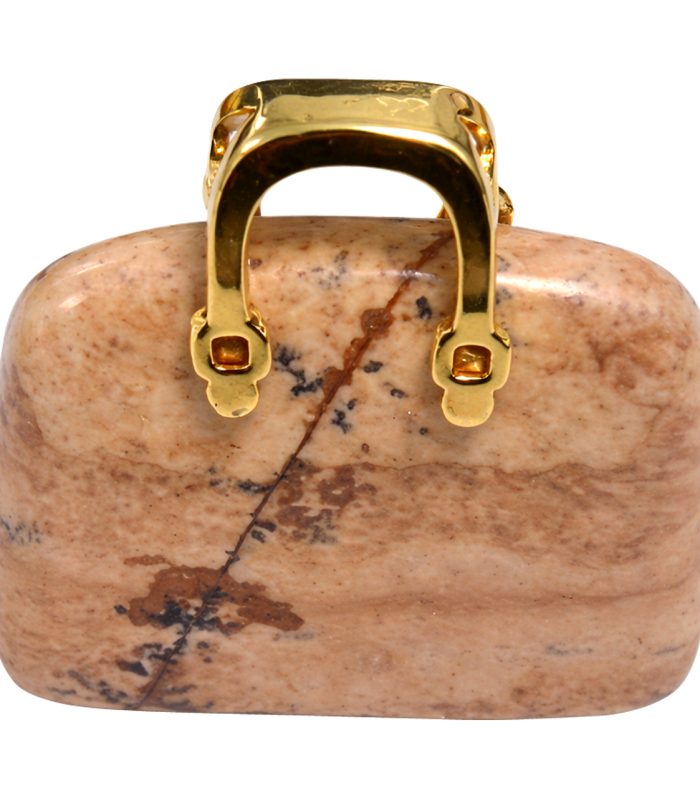Jasper Carved Handbag