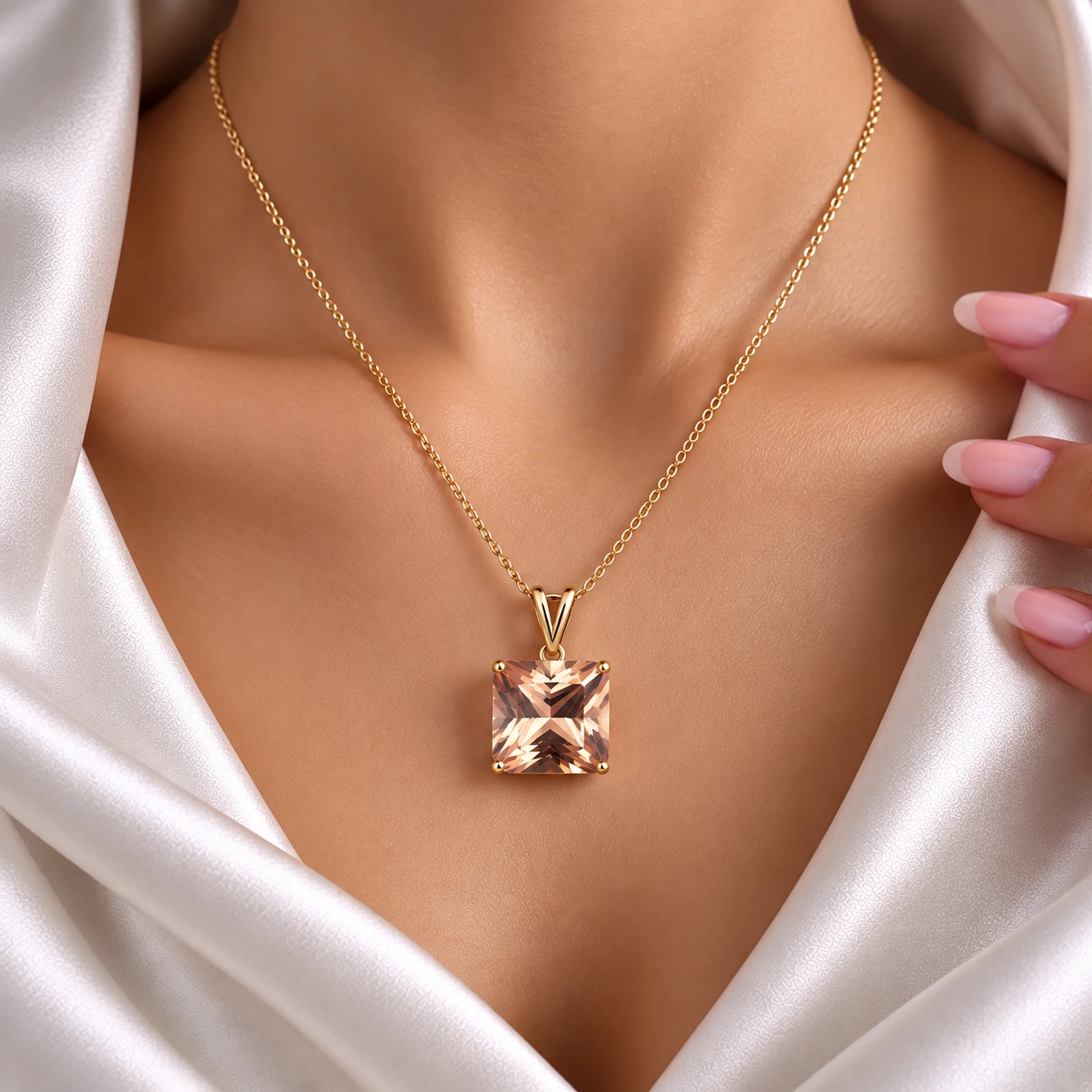 Natural Untreated Pinkish Morganite - Image 5